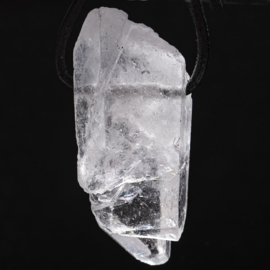 Shift kristal uit Brazilië, Large AQ hanger geboord 1x UNIEK