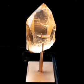 Citrien Kristal (Natuur) op standaard │ 1x UNIEK