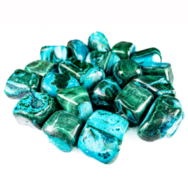 Chrysocoll - Malachiet  TS (XL) per st.*