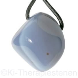 Chalcedoon hanger Groot 1x uniek x.