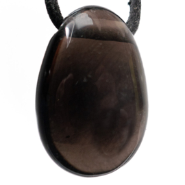 Obsidiaan, Zwarte Obsidiaan hanger geboord p.st.