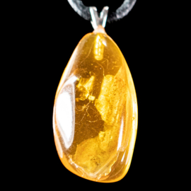 Barnsteen, Amber Groot edelsteen hanger per st.