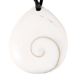 Eye of Saint Lucia  groot frontgeboorde hanger 1x UNIEK