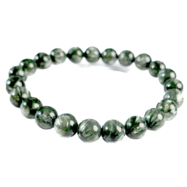 Serafeniet, (Klinochloor) armband, ø 8 mm | per st.