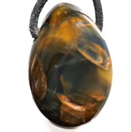 Nellite met Pietersiet Groot hanger 1x UNIEK