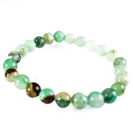 Chrysopraas ø 8 mm  armband │ per st.