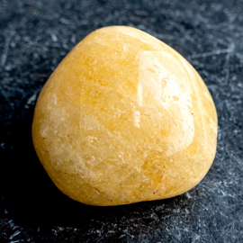 Danburiet, Goud, 'Agni Gold' trommelsteen (XL) ø 3,2 cm  1x UNIEK