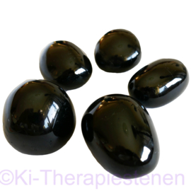 Toermalijn zwart, XXL/Pebble (120 gr.) trommelsteen p.st.*