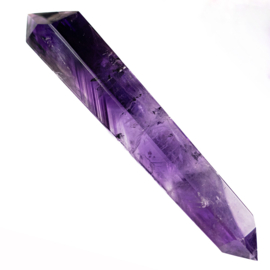 0) Dubbeleinder  Amethist kristal │1x UNIEK