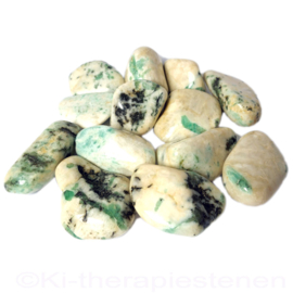 Smaragd Kwarts trommelsteen (XL) per st.*