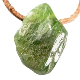 Peridoot - Olivijn Groot hanger geboord 1x UNIEK