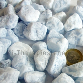 Calciet  Blauw Waterstenen 100/ 200 gram voor watervitalisatie