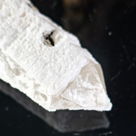 Magische Laserkristal - met ruim Hematiet (Binnen-Mongolië) 1x UNIEK