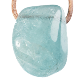 Aquamarijn, 1A kwaliteit Groot hanger │1x UNIEK