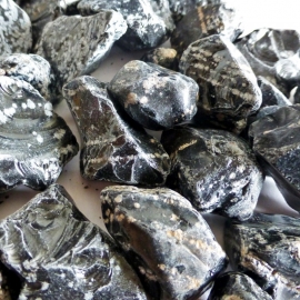 Obsidiaan, Sneeuwvlok Waterstenen 100/200 gram voor watervitalisatie