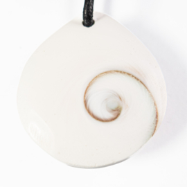 Eye of Saint Lucia  groot frontgeboorde hanger 1x UNIEK