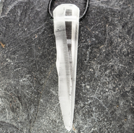Lemurisch Zaad Laser Kristalpunt L. 7,2 cm 1x UNIEK