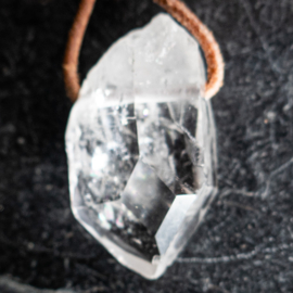 Bergkristal, Venster kristal, hanger 1x UNIEK