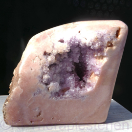 Amethist, Rosa - Pink Geode 3,8 kg (Brazilië)