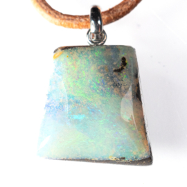 Opaal, "Boulder" Opaal hanger   1x UNIEK