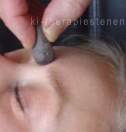 Saffier Korund ruw gepolijste top
