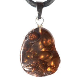 Agaat, 'Vuur Agaat', hanger 1x UNIEK