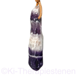 Amethist, Amethist Chevron kristalpunt Groot (Polished), per st.