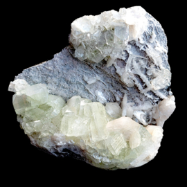 Apofyliet, groene Apofyliet (Groot) kristal cluster 1x UNIEK