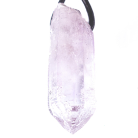 Amethist, Vera Cruz, kristal hanger 1x UNIEK  L. 4,8 cm.