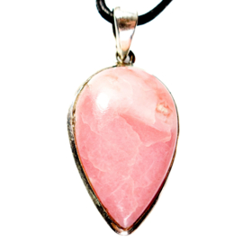 Opaal, "Andes Pink Opaal" Zilveren hanger | 1x UNIEK