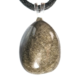 Obsidiaan, Goud Obsidiaan hanger per st.