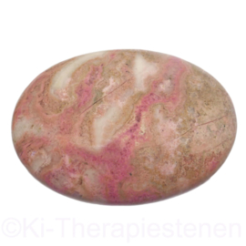 Rhodoniet  (Peru), massagesteen 5x7 cm per st.