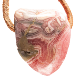 Rhodochrosiet hanger geboord │ 1x UNIEK