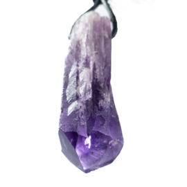 Amethist, Amethyst Kristal punt 1x UNIEK