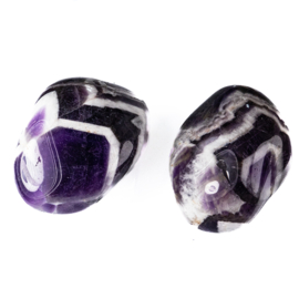 Amethist Chevron (Zd Afrika) kwarts TS (XXL) SET van 2x