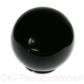 Toermalijn zwart (Schorl), Bol ø 4 cm 1x p.st