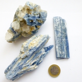 Kyaniet - Kristallijn Cyaniet - Distheen SET (Brazilië)