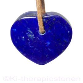 Lapis Lazuli, A kwaliteit,  Hart frontgeboord 1x uniek ex.