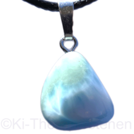 Larimar edelsteen hanger  p.st.