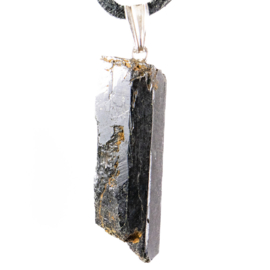 Aegirien kristal (Malawi) hanger met 925 zilveren oogje per st.