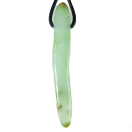 Chrysopraas 1 A kwaliteit edelsteen hanger 1x UNIEK