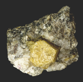 Rhodiziet Meesterkristal op matrix 1x UNIEK