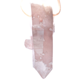 Lithium kwarts Kristalpunt  Groot hanger 1x UNIEK