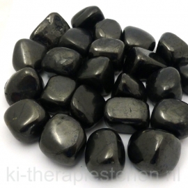 Shungiet / shungite  trommelstenen (XXL)  per st.*