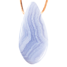 Chalcedoon hanger Groot 1x UNIEK