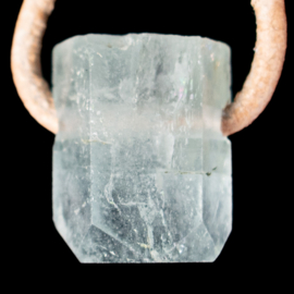 Aquamarijn Kristal hanger, L. 1,7 cm geboord 1x UNIEK