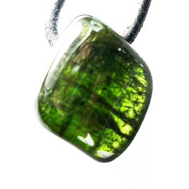 Toermalijn, Groene Toermalijn-kristal hanger │1x UNIEK