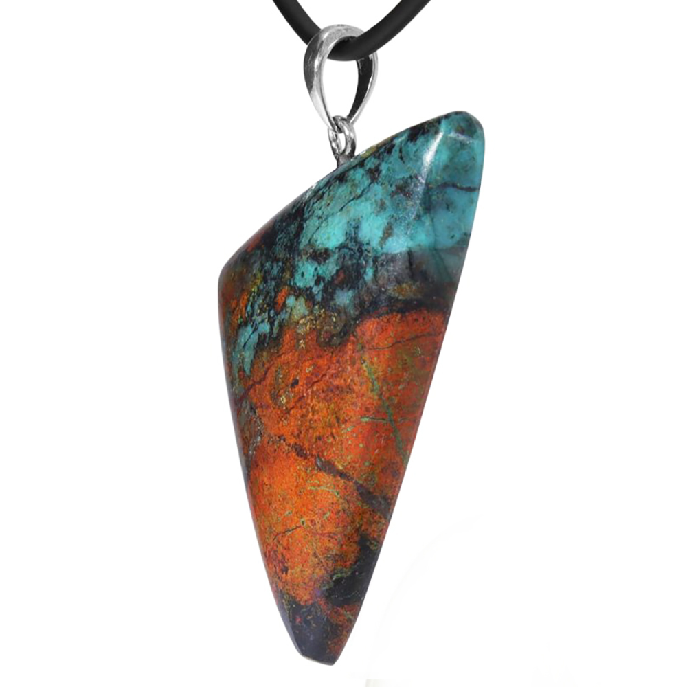 Sonora Sunrise  (Chrysocoll-Cupriet)  hanger  | 4 x 2,8 cm 1x UNIEK