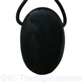 Shungiet / shungite Groot hanger per stuk