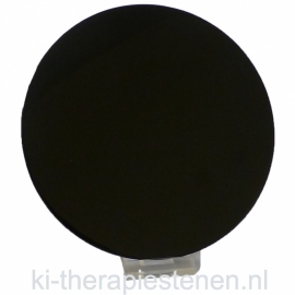 Obsidiaan spiegel  ø 15 cm, Extra dik